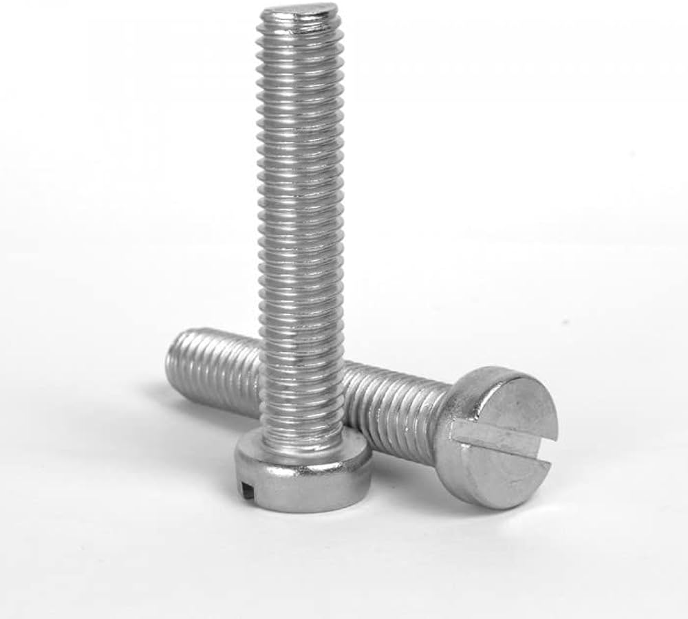 Round Head Slotted Screw Din 85